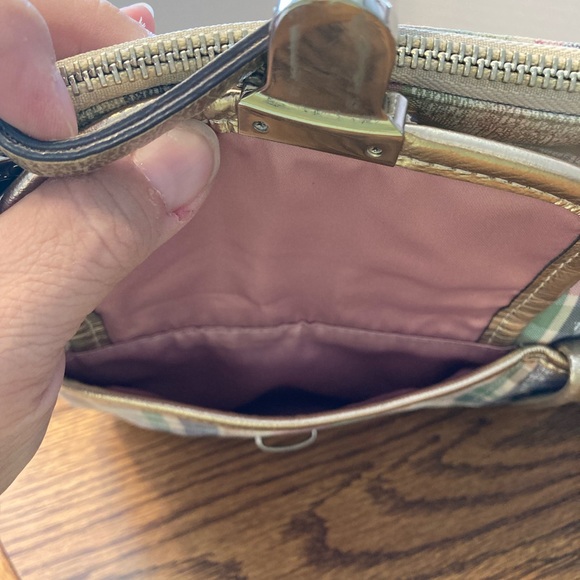 Coach Satchel Shoulder Handbag in Poppy Madras Print, Pre-Owned, 13”X 9” - Picture 9 of 12